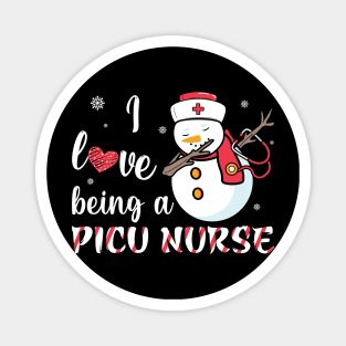 Picu Nurse Christmas Magnet